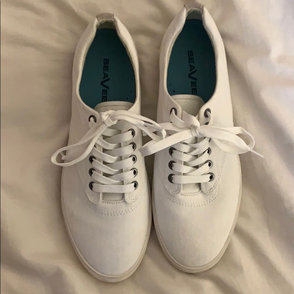 SeaVees Hermosa Sneaker White / Surfwash Size 10